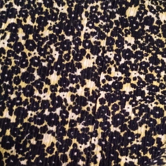 Asos Women's 6 Ditsy Floral Dress Long Puffer Sleeve Tiered Relaxed Cottagecore - Picture 4 of 6